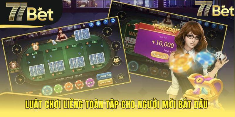 Luật chơi liêng quy định số người chơi và tiền cược sàn